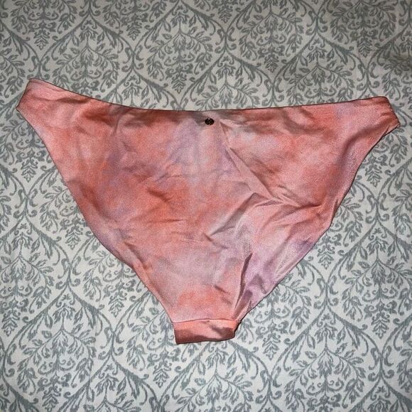 Victoria’s Secret bikini bottom pink tie dye size L - Picture 2 of 4